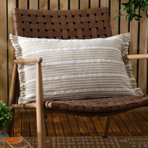 Yard Tide Textured Stripe Cushion